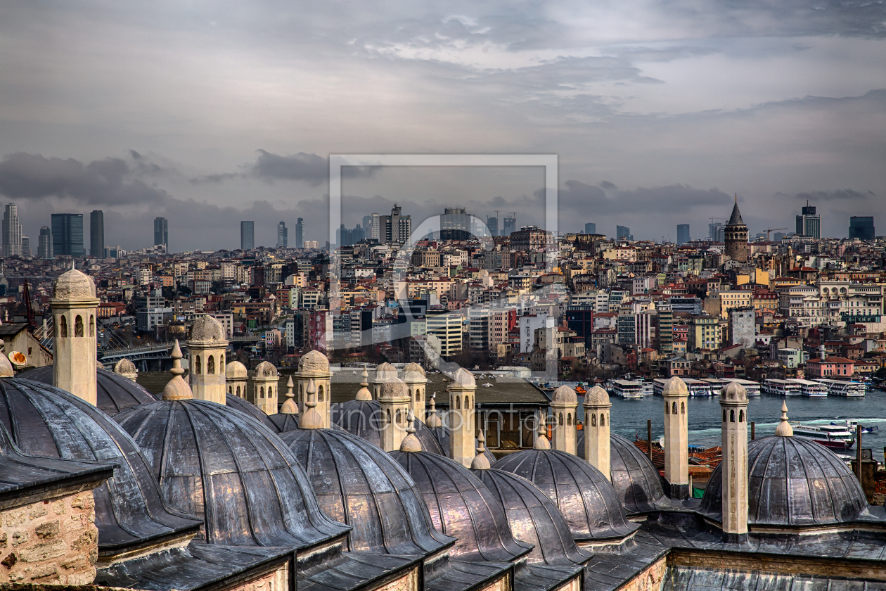 Bild-Nr.: 11671836 Dachlandschaft Istanbul erstellt von Achim Thomae