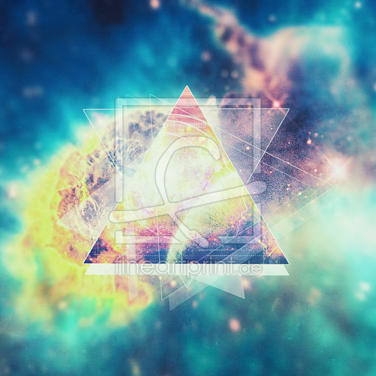 Bild-Nr.: 11678736 Awsome collosal deep space triangle art sign erstellt von badbugs-art