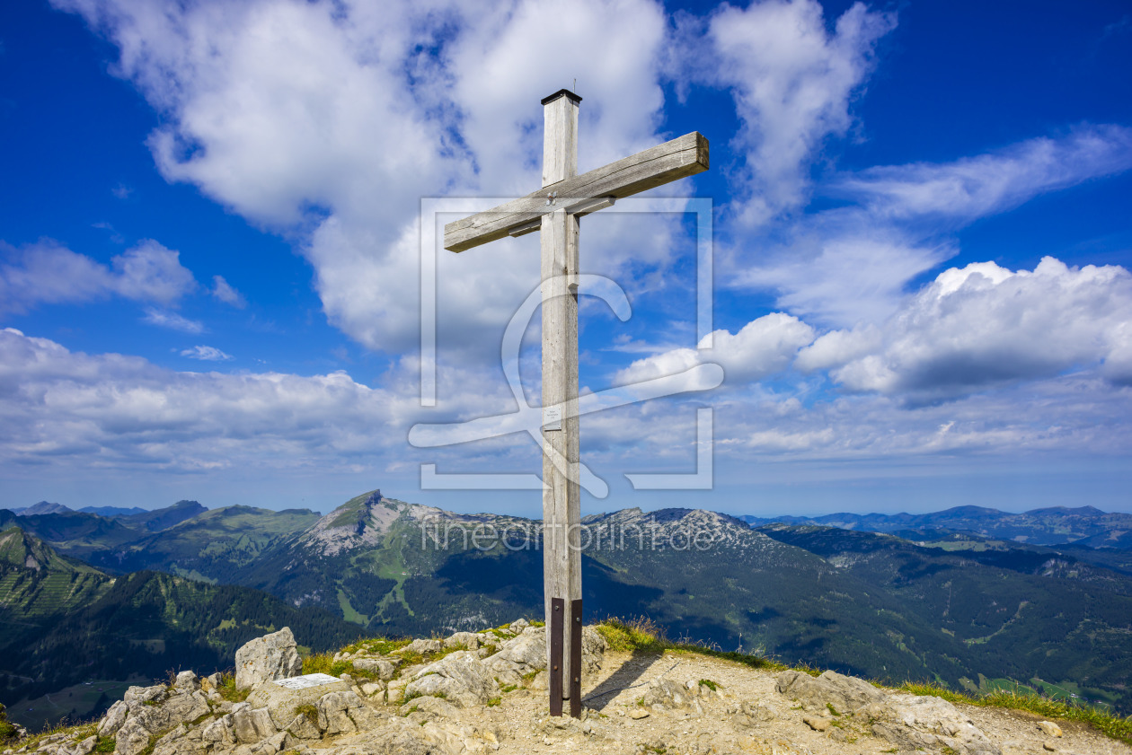 Bild-Nr.: 11680946 Gipfelkreuz, Walser Hammerspitze erstellt von Walter G. Allgöwer