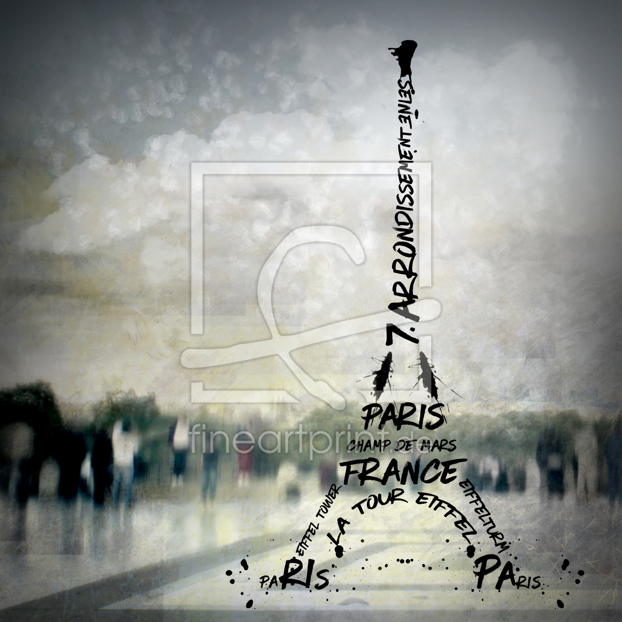 Bild-Nr.: 11682220 Digital Art PARIS Eiffel Tower No 2 erstellt von Melanie Viola