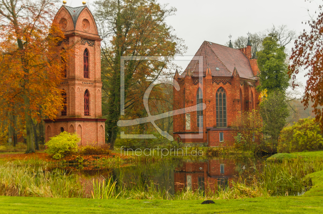 Bild-Nr.: 11684006 Teepavillon und Katholische Kirche erstellt von photographies-and-more