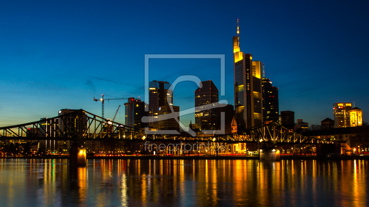 Bild-Nr.: 11691374 Frankfurter Skyline in der Abenddämmerung erstellt von SLSepp