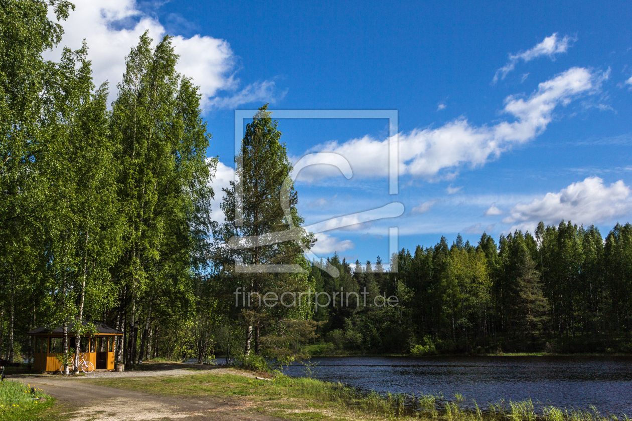 Bild-Nr.: 11704712 Grillplatz am See in Südfinnland erstellt von Anja Schäfer