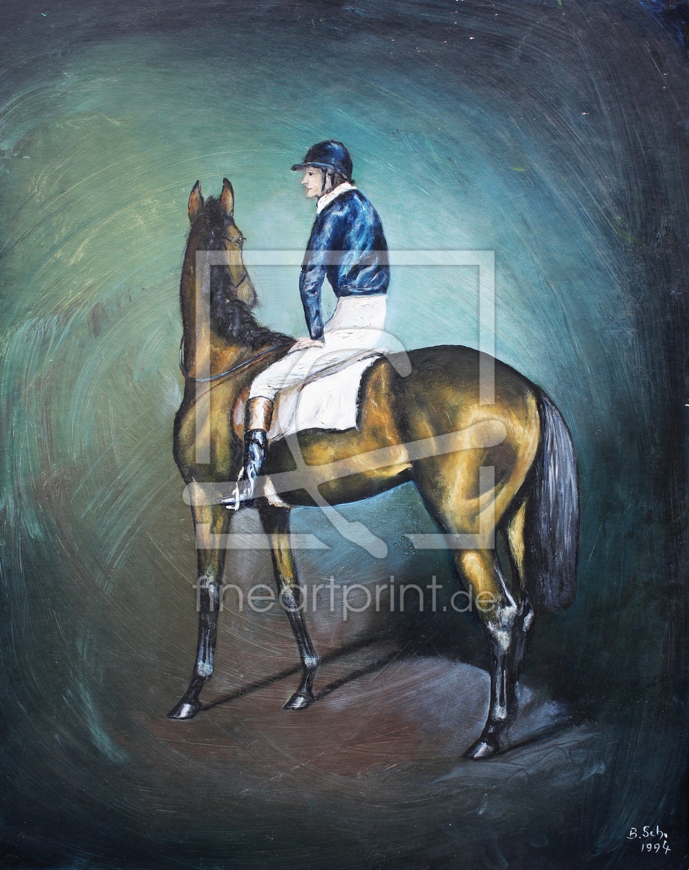 Bild-Nr.: 11705626 Jockey erstellt von IndiVirtuArt