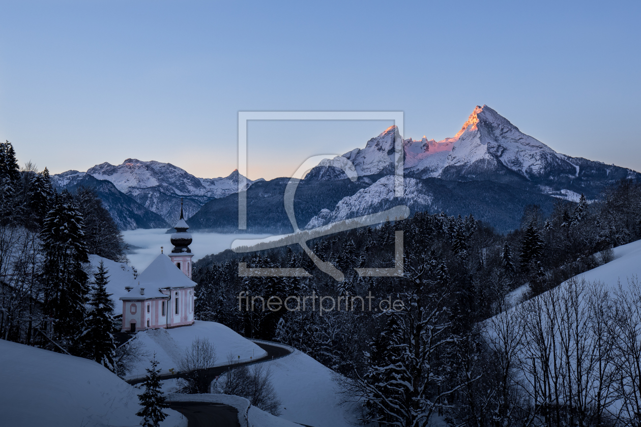 Bild-Nr.: 11707468 Church Maria Gern with Watzmann in background  erstellt von bas0r