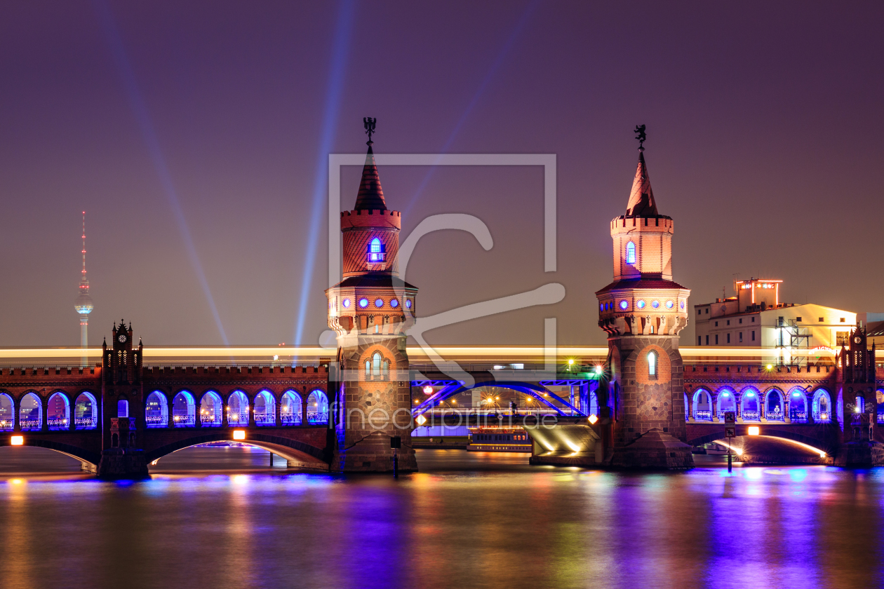 Bild-Nr.: 11711980 Oberbaumbrücke im Lichtermeer erstellt von robert-frank-photography