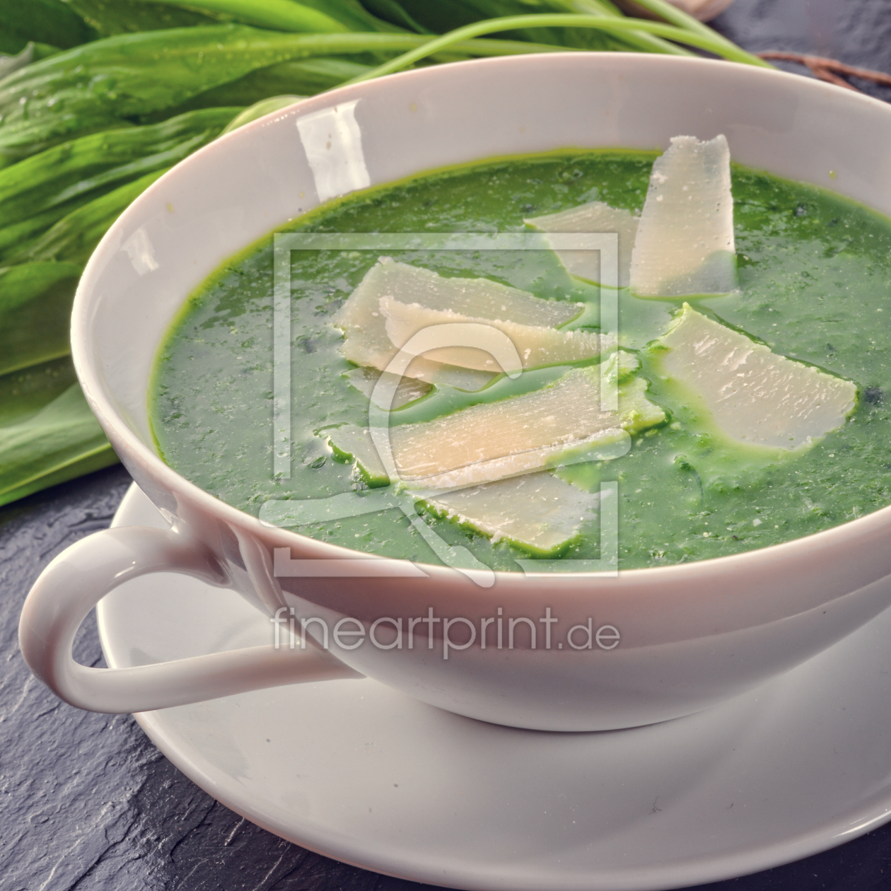 Bild-Nr.: 11714226 Wild garlic soup with parmesan erstellt von Dar1930