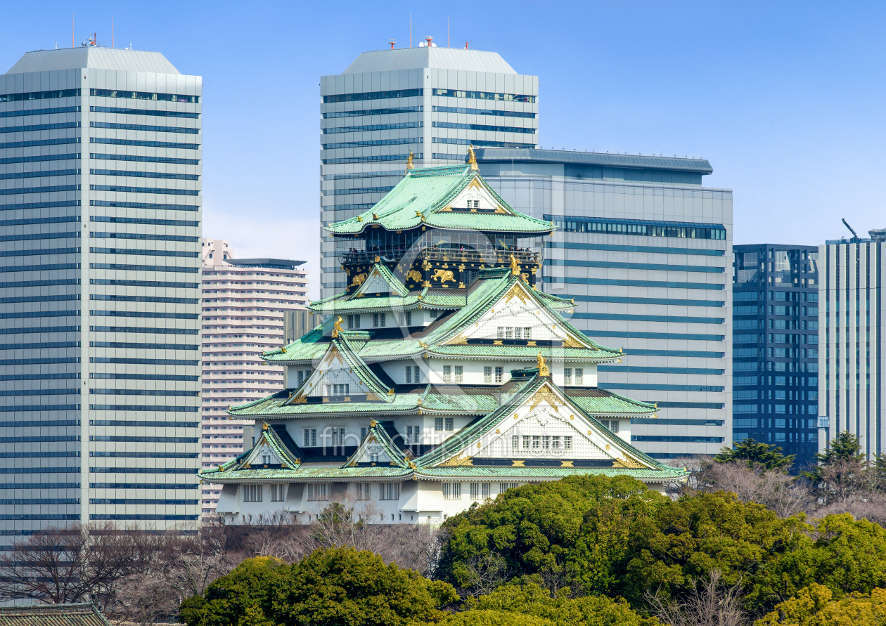 Bild-Nr.: 11715980 Burg Osaka in Japan erstellt von eyetronic