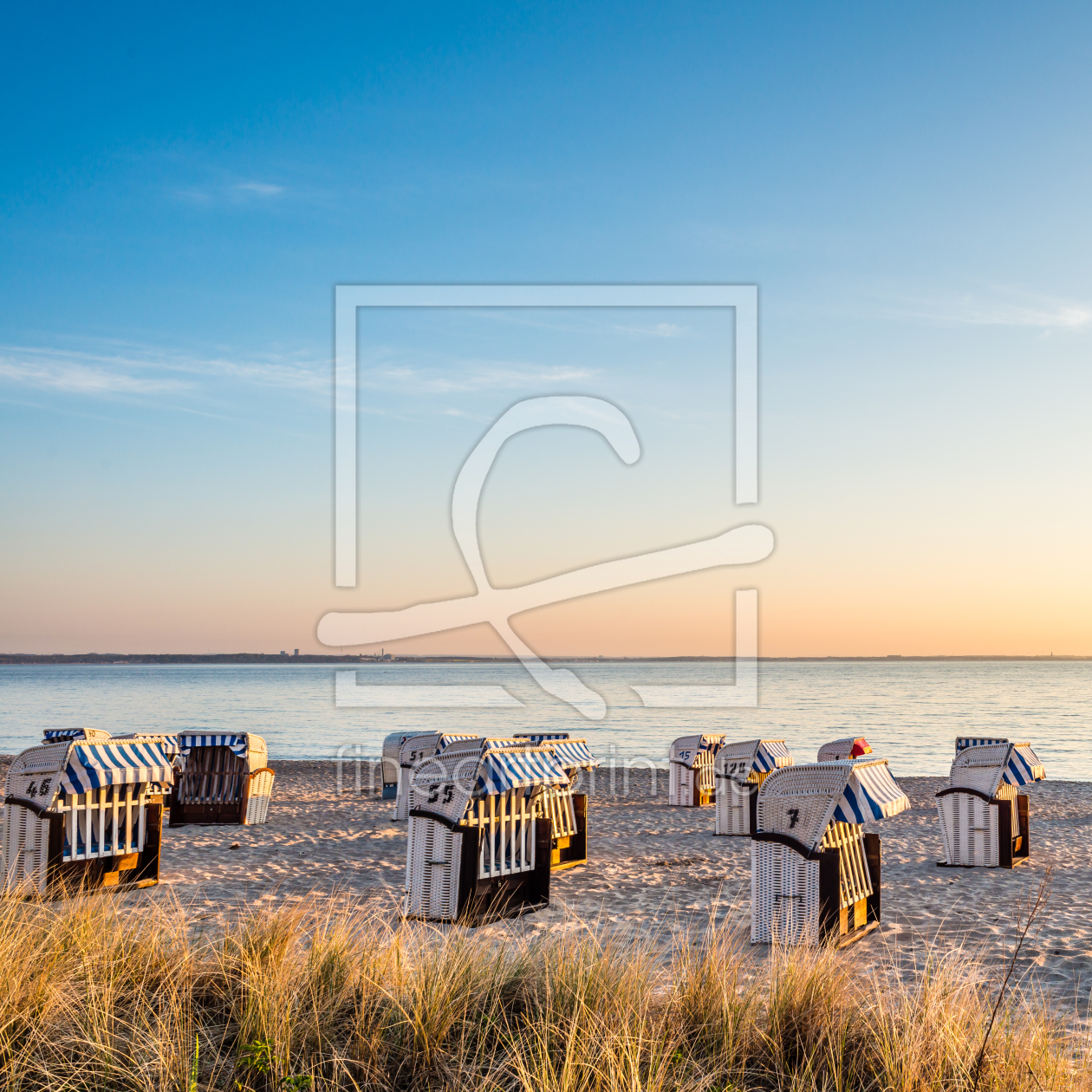 Bild-Nr.: 11719486 Strandkörbe Timmendorfer Strand, Ostsee erstellt von Benno Hoff