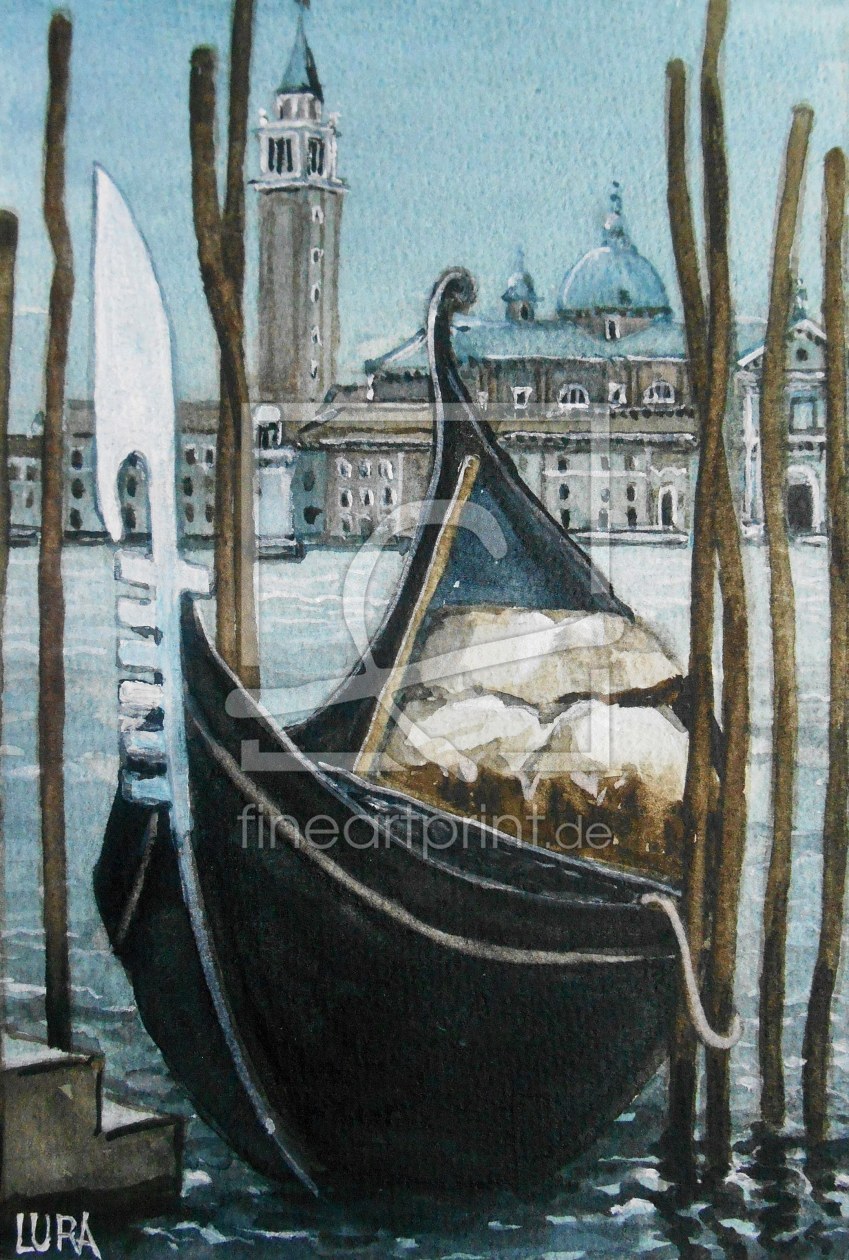 Bild-Nr.: 11720174 Gondel Venedig erstellt von Lura-ART