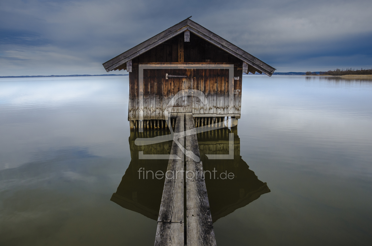 Bild-Nr.: 11726516 Bootshaus am Chiemsee II erstellt von Joachim Hertwig