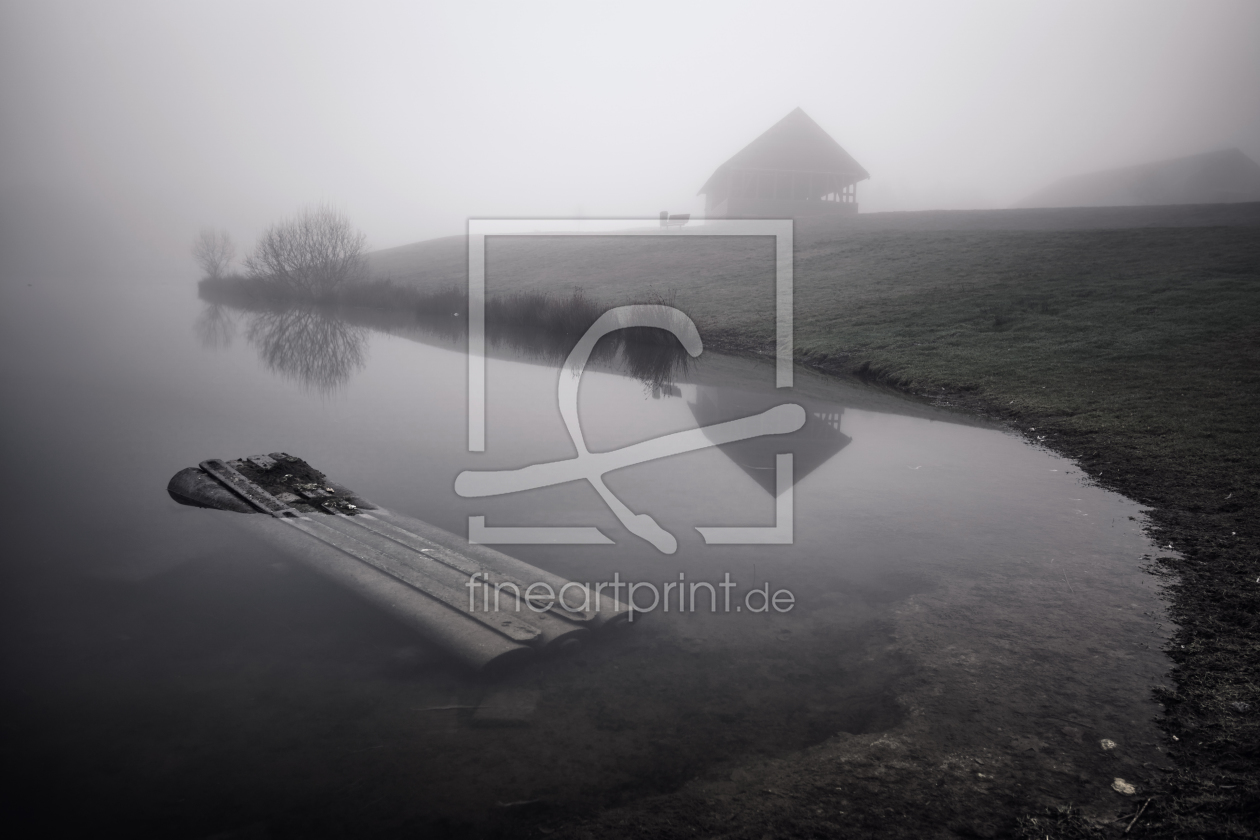 Bild-Nr.: 11727046 Haus am See mit Nebel Bild-Nr.: 11727046 Haus am See mit Nebel erstellt von KundenNr-294480