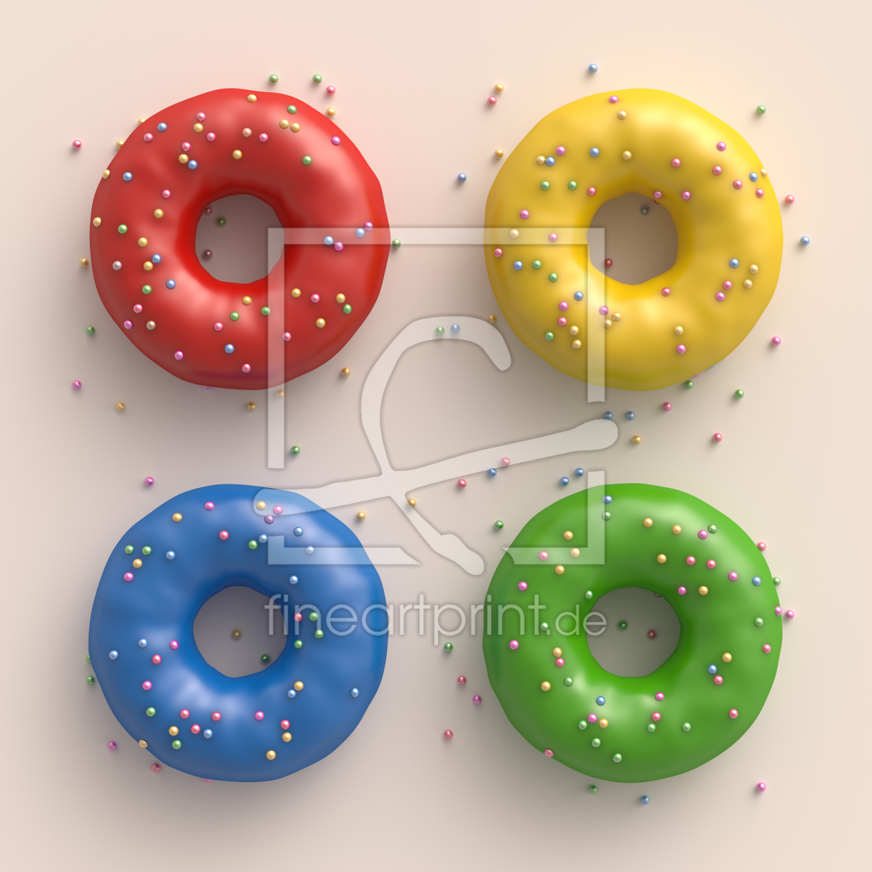Bild-Nr.: 11728638 Digitale Donuts erstellt von dresdner