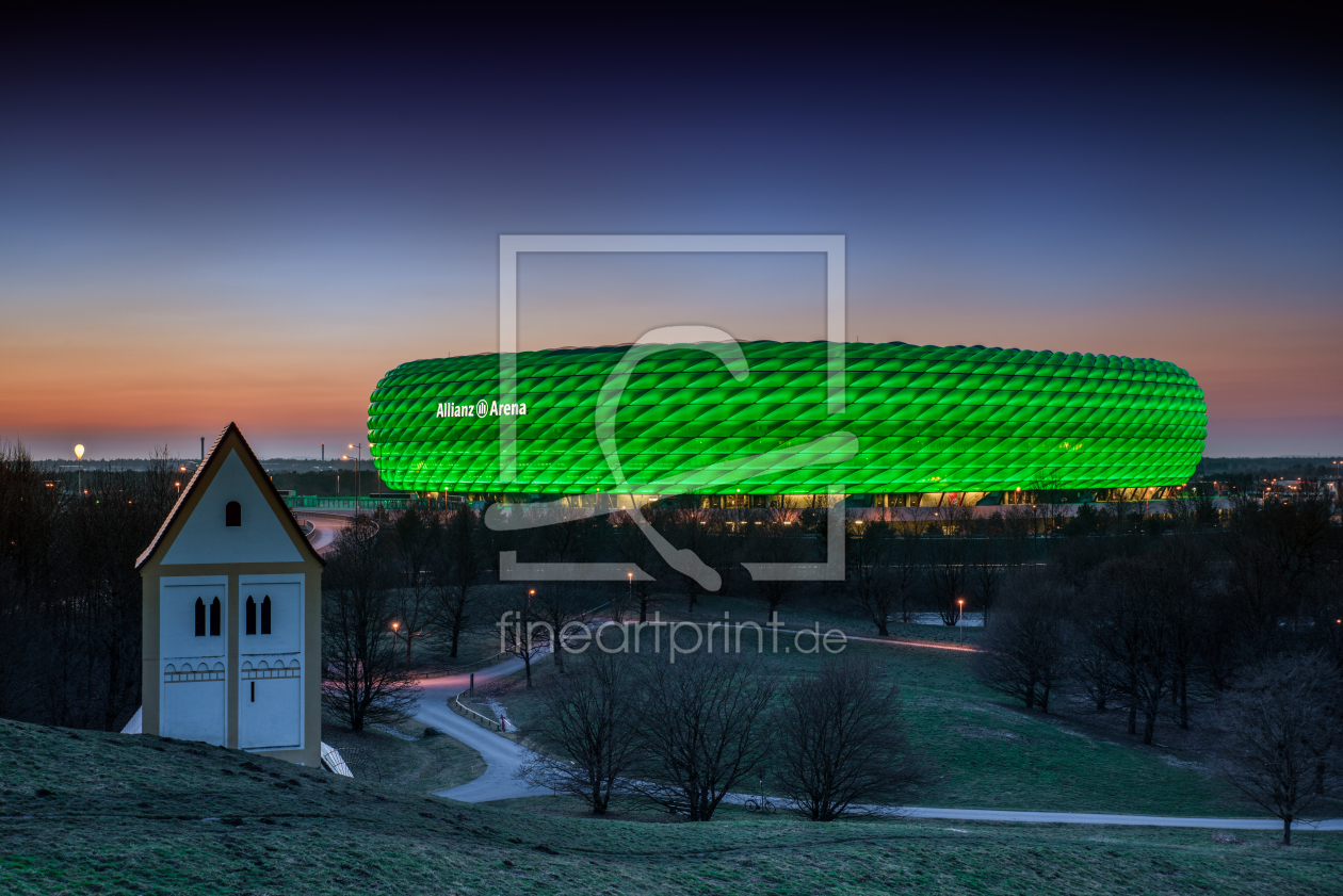 Bild-Nr.: 11730802 Allianz Arena - grün erstellt von TF-Photography