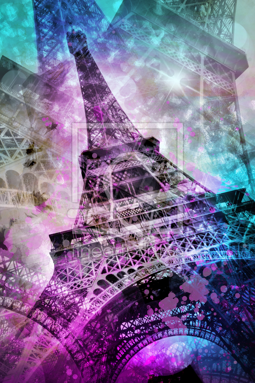 Bild-Nr.: 11731248 Pop Art Eiffelturm erstellt von Melanie Viola