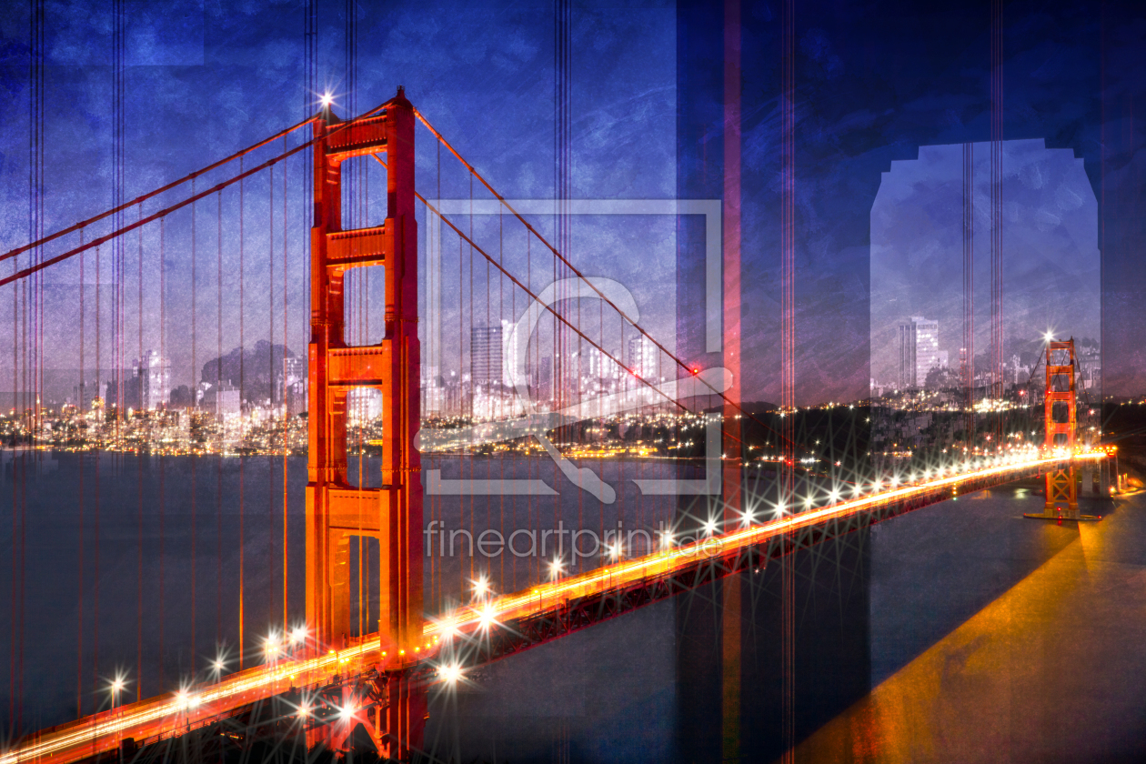 Bild-Nr.: 11731262 City Art Golden Gate Bridge erstellt von Melanie Viola