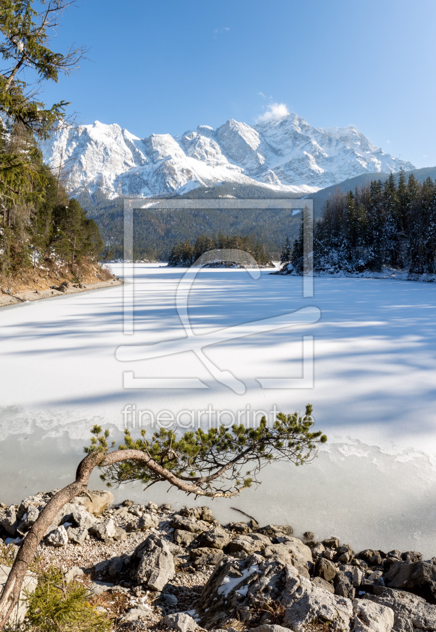 Bild-Nr.: 11733970 Eibsee im Winter - Zugspitze erstellt von bas0r