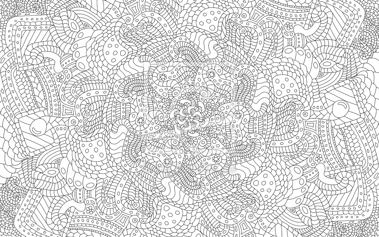 Bild-Nr.: 11746416 Ausmalposter Kaleidoskop erstellt von Heike Langenkamp