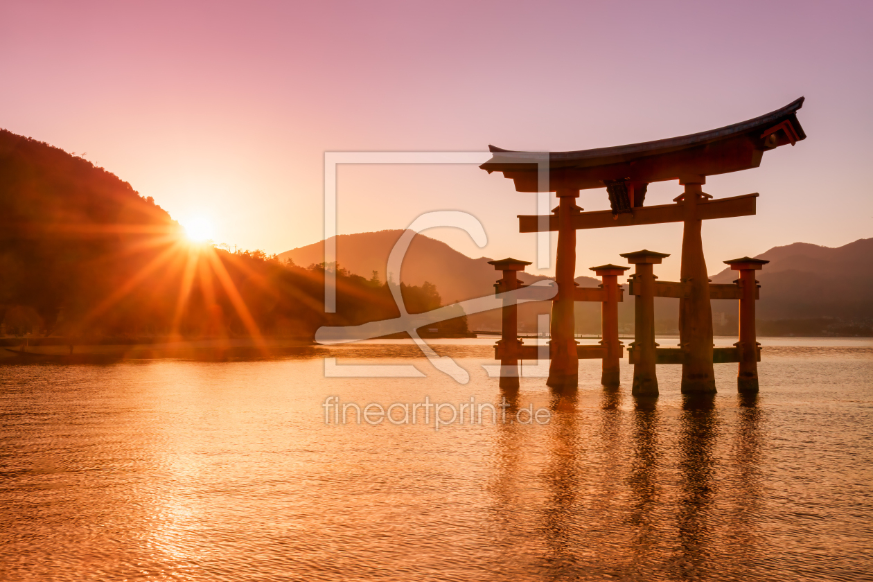 Bild-Nr.: 11756584 Torii des Itsukushima Schreins erstellt von eyetronic