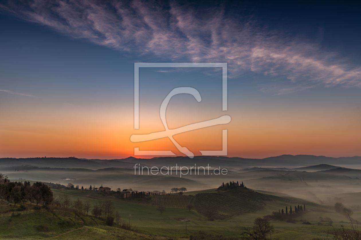 Bild-Nr.: 11757196 Sonnenaufgang - Toskana erstellt von Achim Thomae