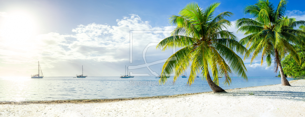 Bild-Nr.: 11761162 Strand Panorama in der Karibik erstellt von eyetronic