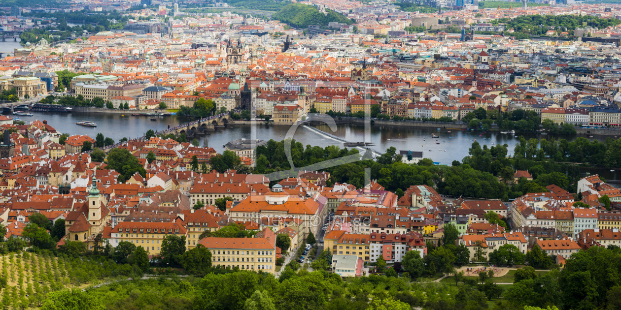 Bild-Nr.: 11762840 Panorama über Prag erstellt von Walter G. Allgöwer