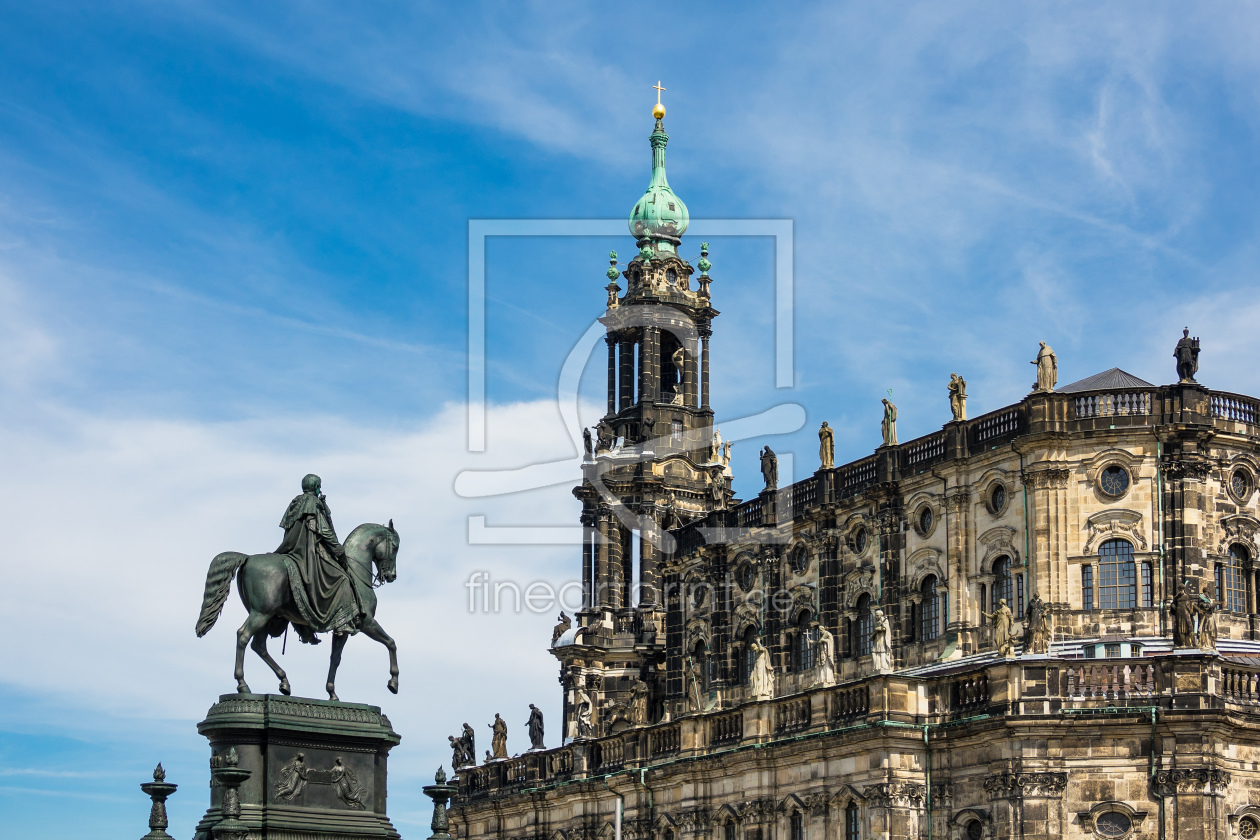 Bild-Nr.: 11766456 Hofkirche und Reiterstandbild erstellt von Rico Ködder