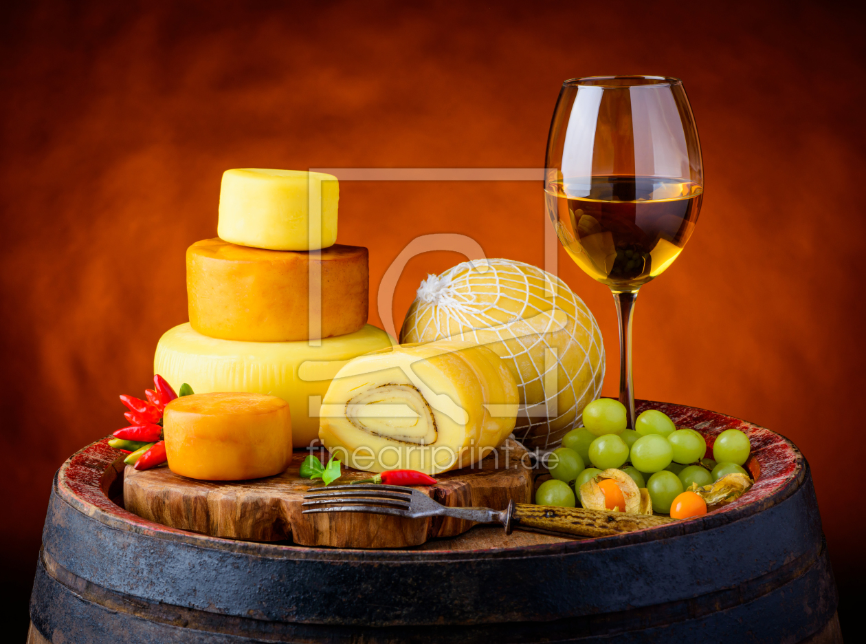 Bild-Nr.: 11769794 Käse mit Weißwein erstellt von xfotostudio