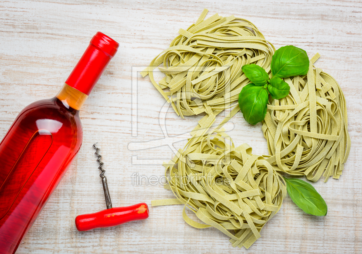 Bild-Nr.: 11769802 Wein und Italienische Pasta erstellt von xfotostudio