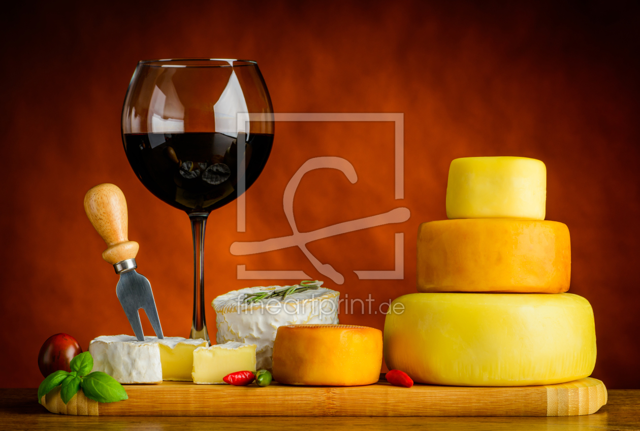 Bild-Nr.: 11769882 Käse und Rotwein erstellt von xfotostudio