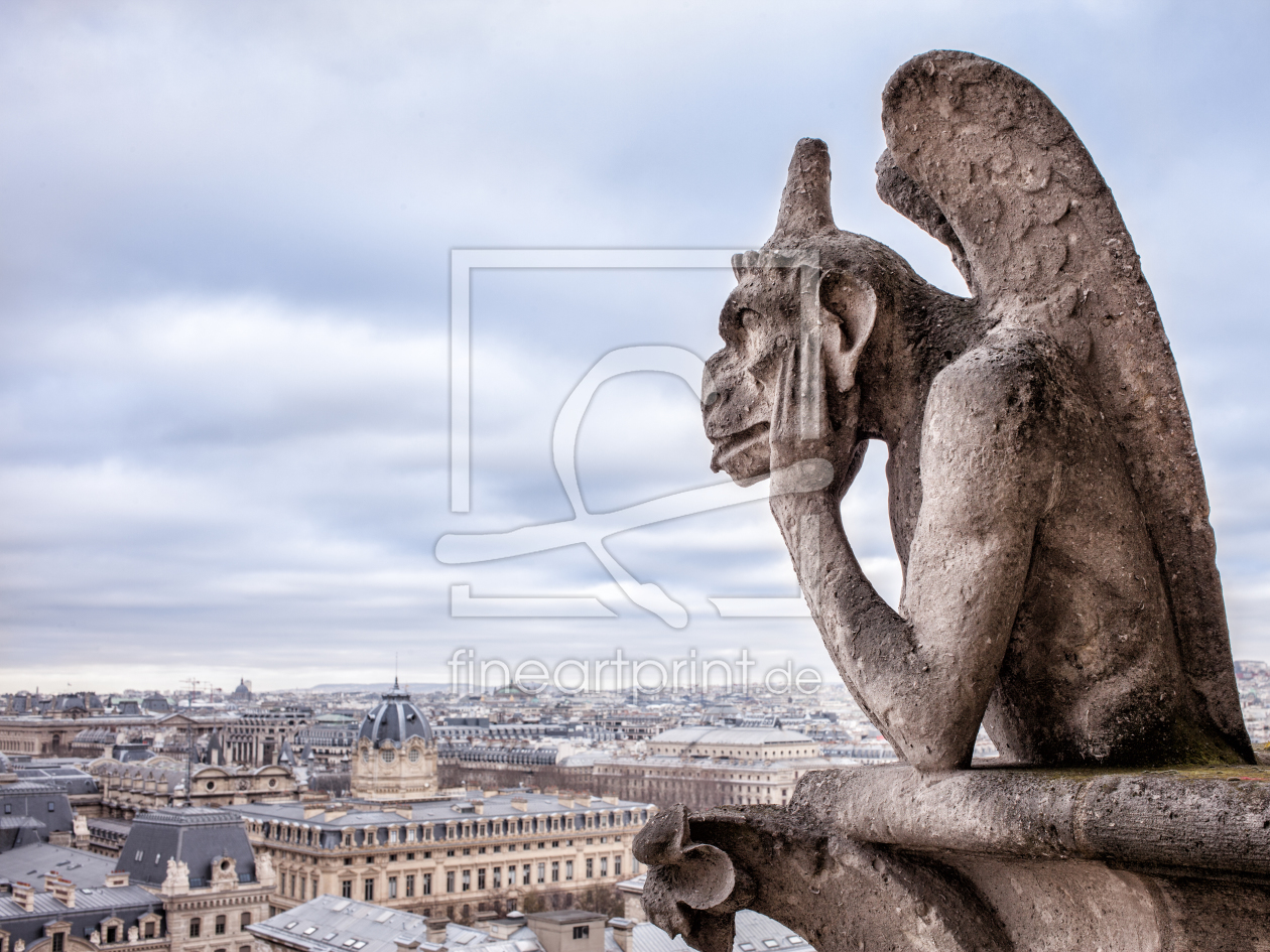 Bild-Nr.: 11771496 Gargoyle Statue in Paris erstellt von eyetronic