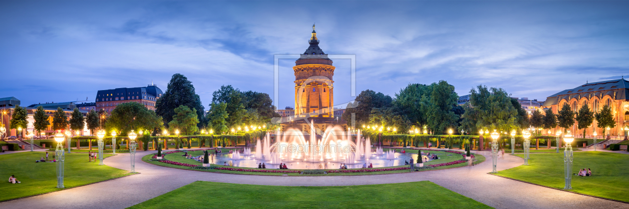 Bild-Nr.: 11781794 Mannheim Wasserturm Panorama erstellt von eyetronic