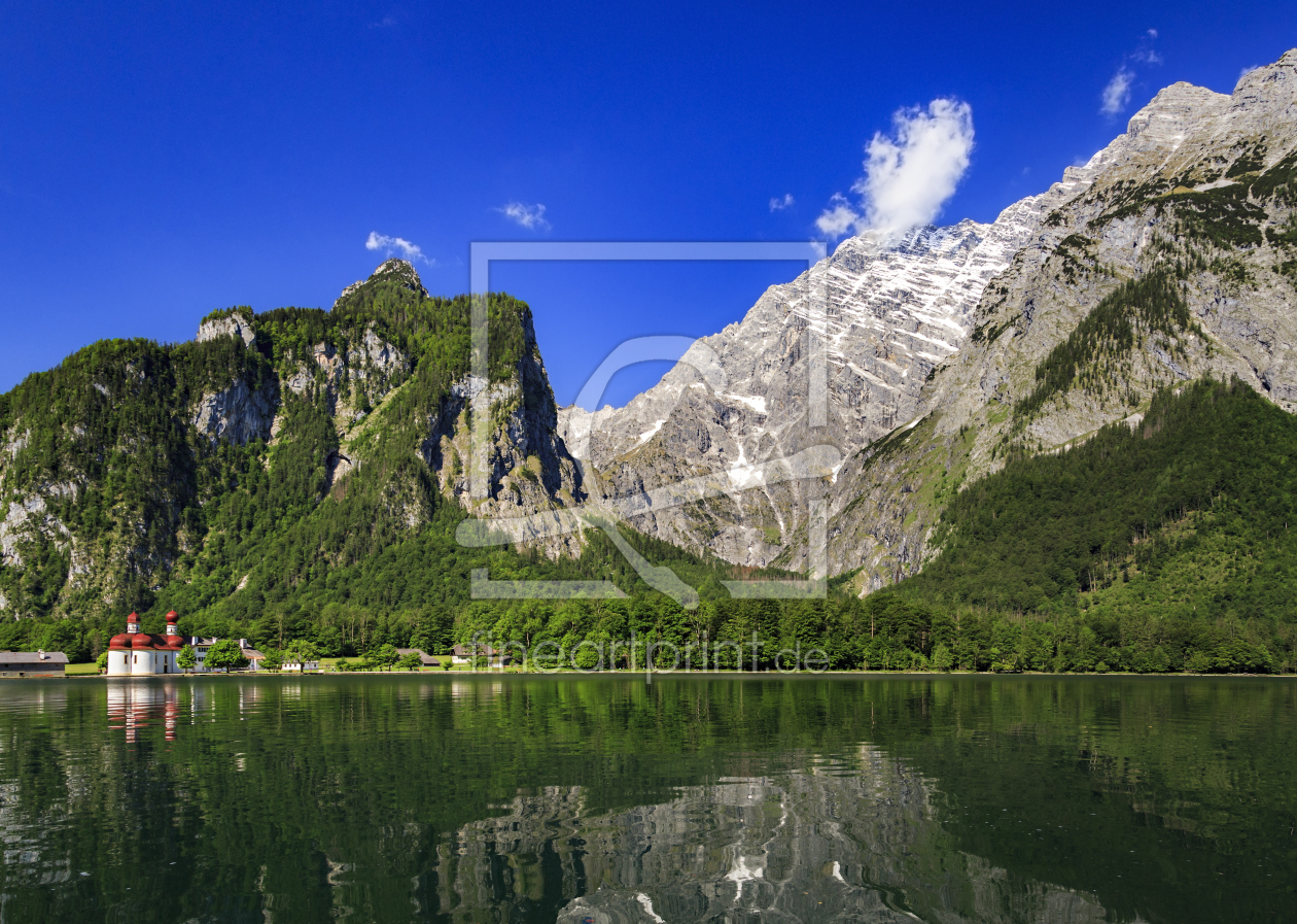 Bild-Nr.: 11782966 Königssee mit St Bartholomä erstellt von Daniela Beyer