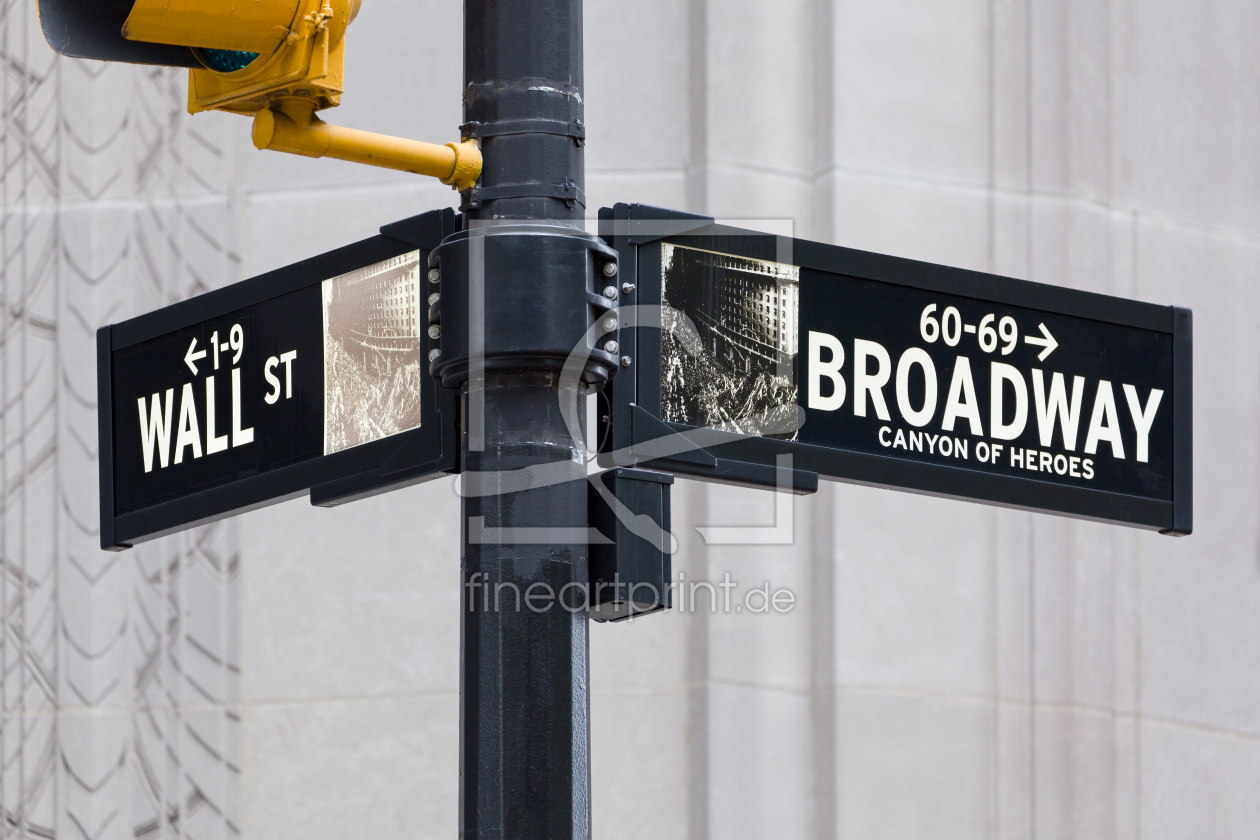 Bild-Nr.: 11785330 Wall Street und Broadway  erstellt von eyetronic