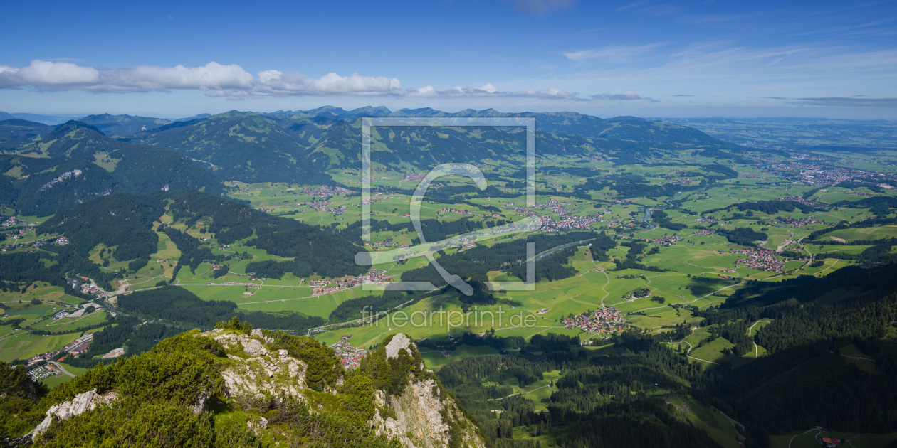 Bild-Nr.: 11786520 Panorama vom Rubihorn erstellt von Walter G. Allgöwer