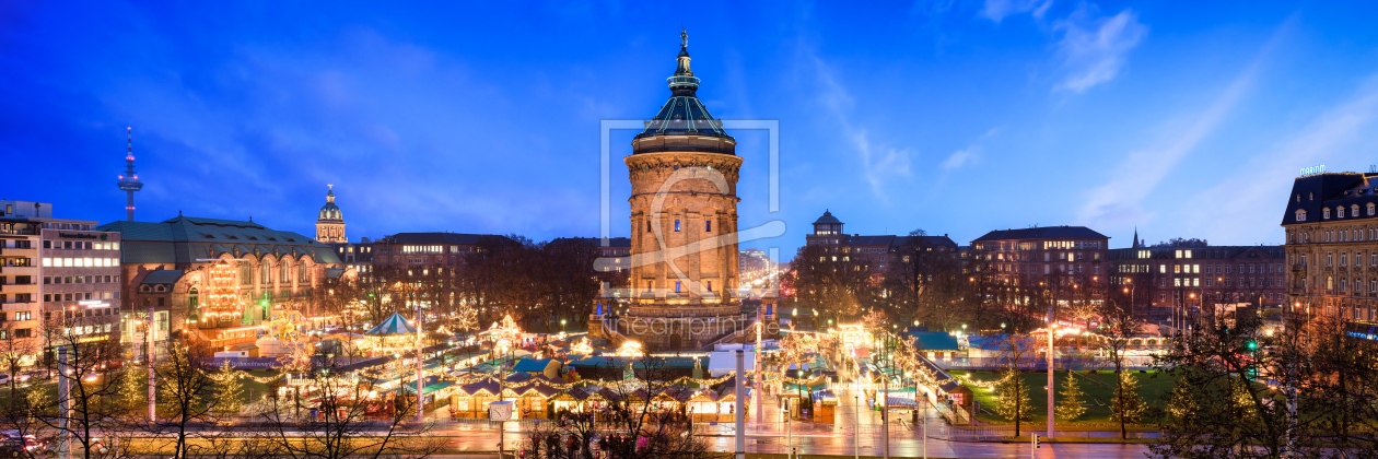 Bild-Nr.: 11786588 Mannheim Wasserturm Panorama erstellt von eyetronic