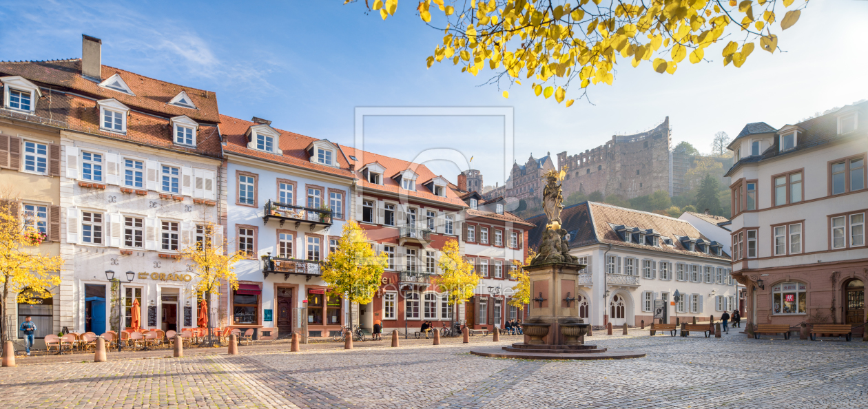 Bild-Nr.: 11787872 Heidelberg Kornmarkt Panorama erstellt von eyetronic