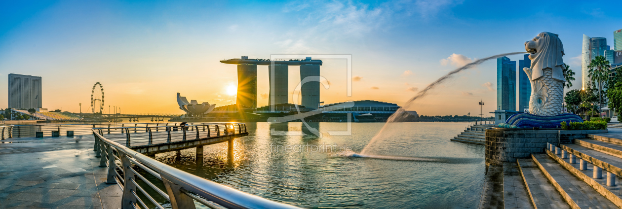 Bild-Nr.: 11789784 Sonnenaufgang in Singapur Pano erstellt von Bart-Achilles