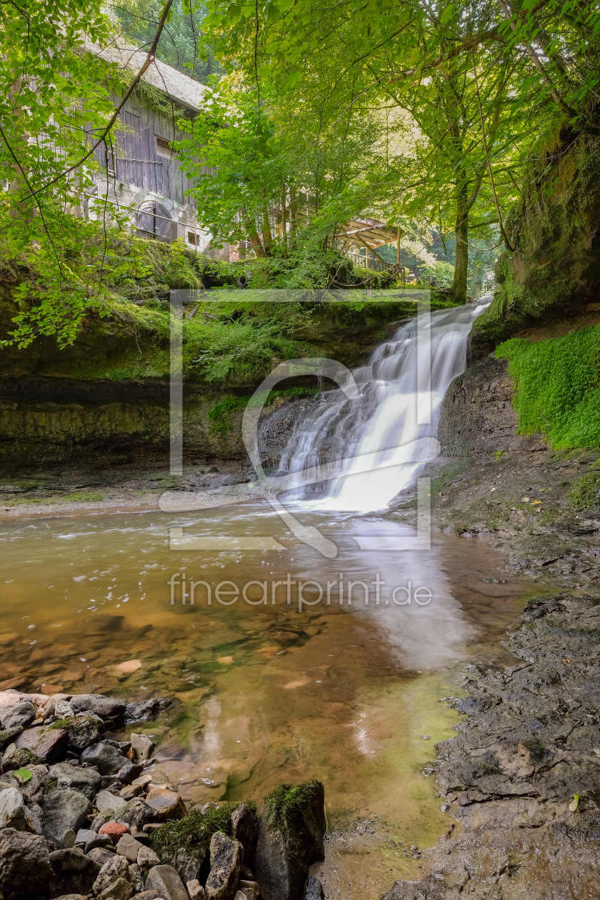 Bild-Nr.: 11805498 Wasserfall Klingenmühle im Welzheimer Wald erstellt von Photorelease-Stuttgart