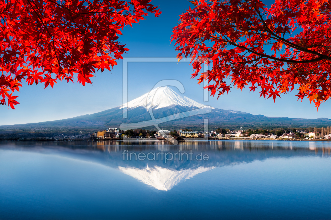 Bild-Nr.: 11808490 Berg Fuji und See Kawaguchiko im Herbst   erstellt von eyetronic
