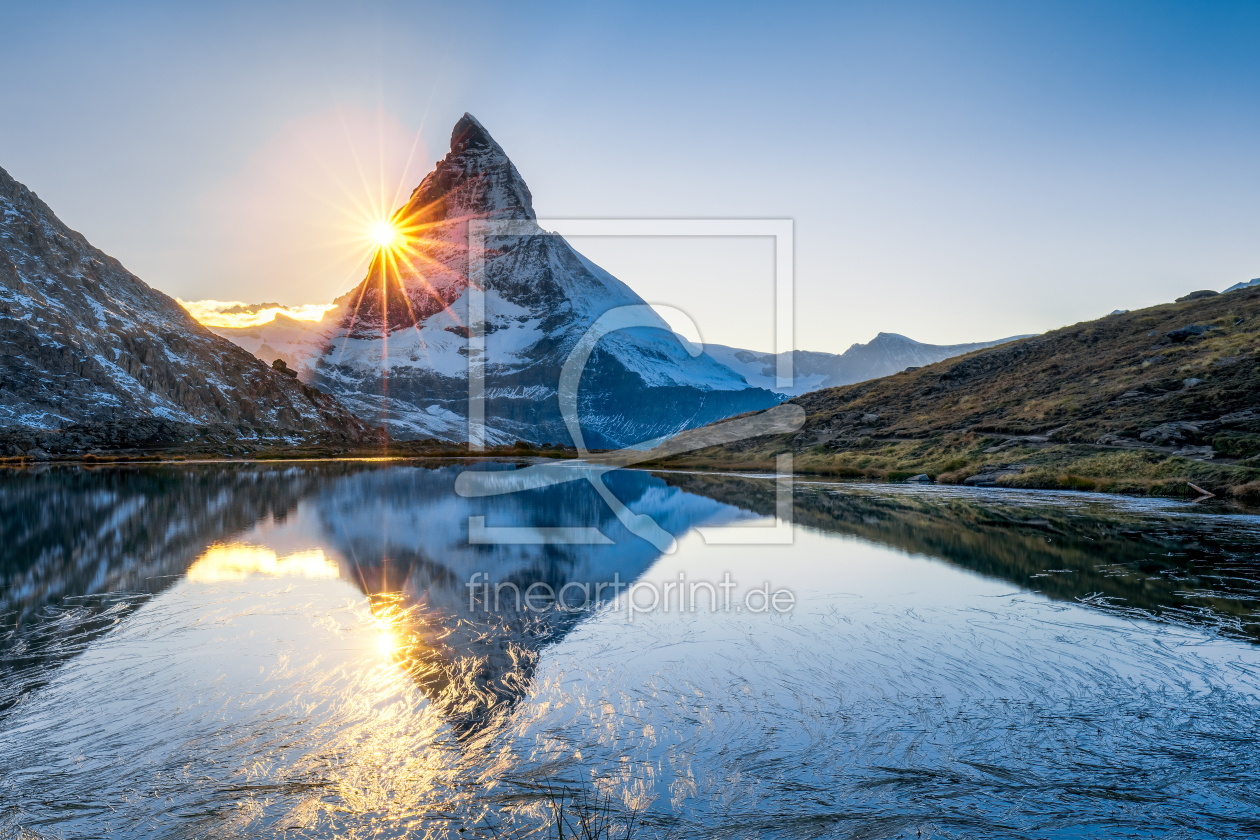 Bild-Nr.: 11812144 Riffelsee und Matterhorn in der Schweiz erstellt von eyetronic