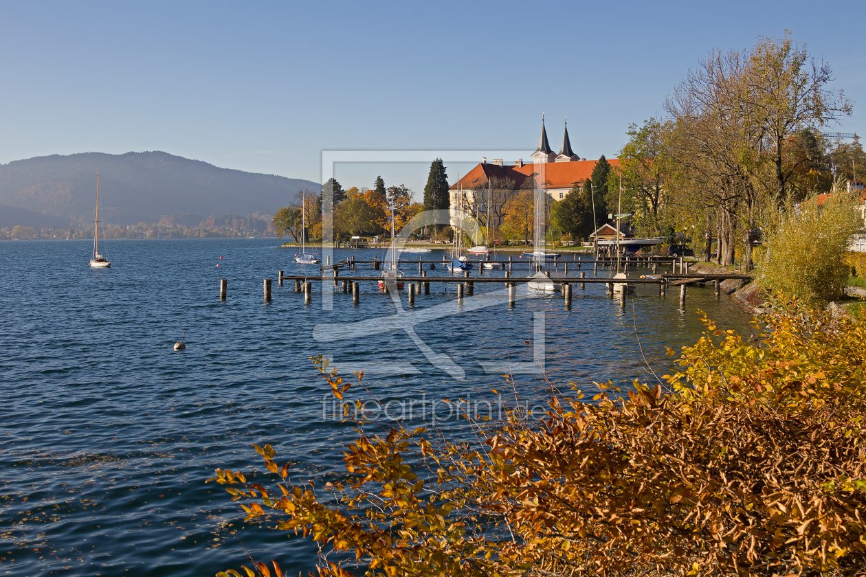 Bild-Nr.: 11813590 Schloss Tegernsee herbstlich erstellt von SusaZoom