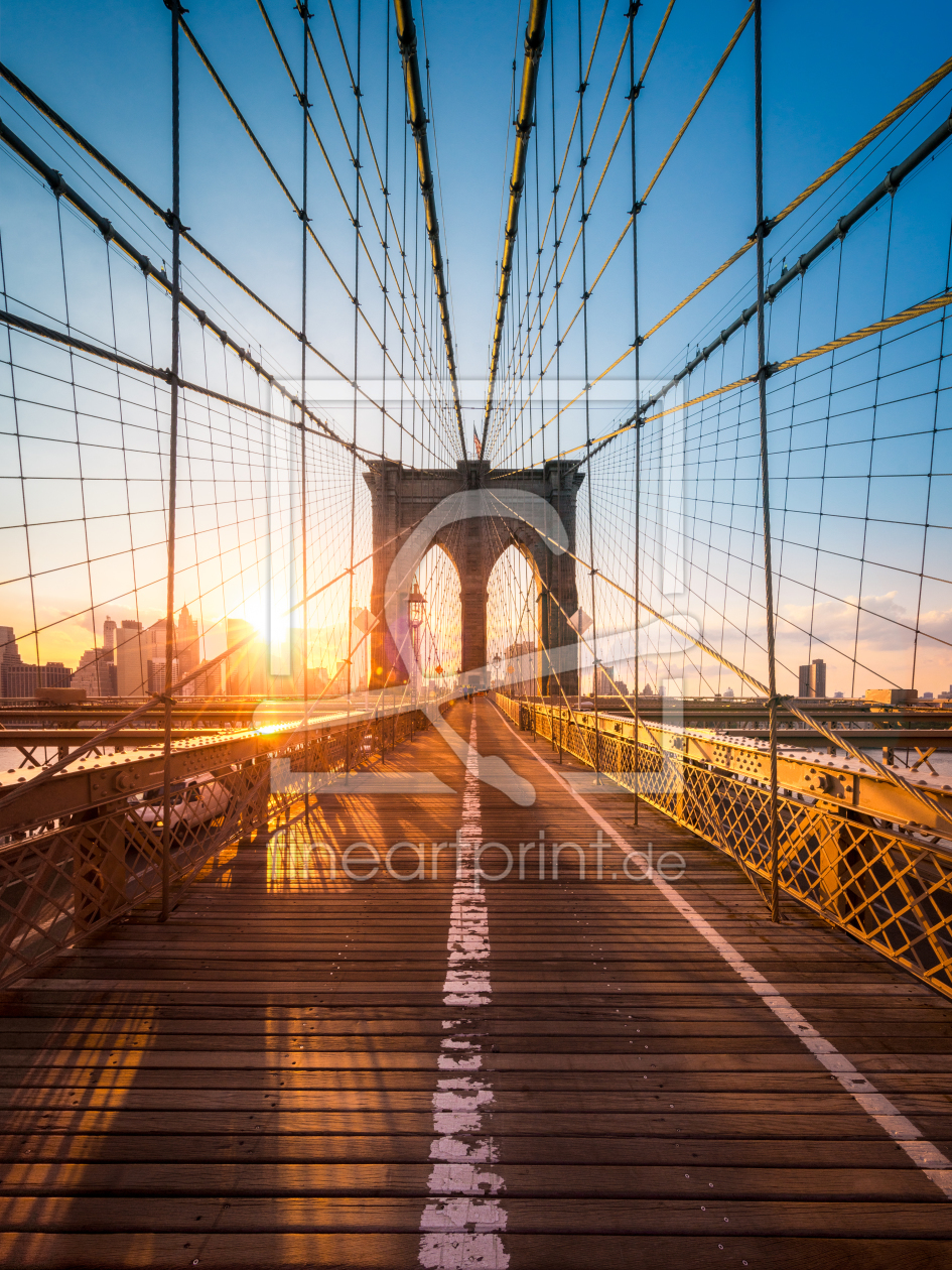 Bild-Nr.: 11819645 Die Brooklyn Bridge in New York City, USA erstellt von eyetronic