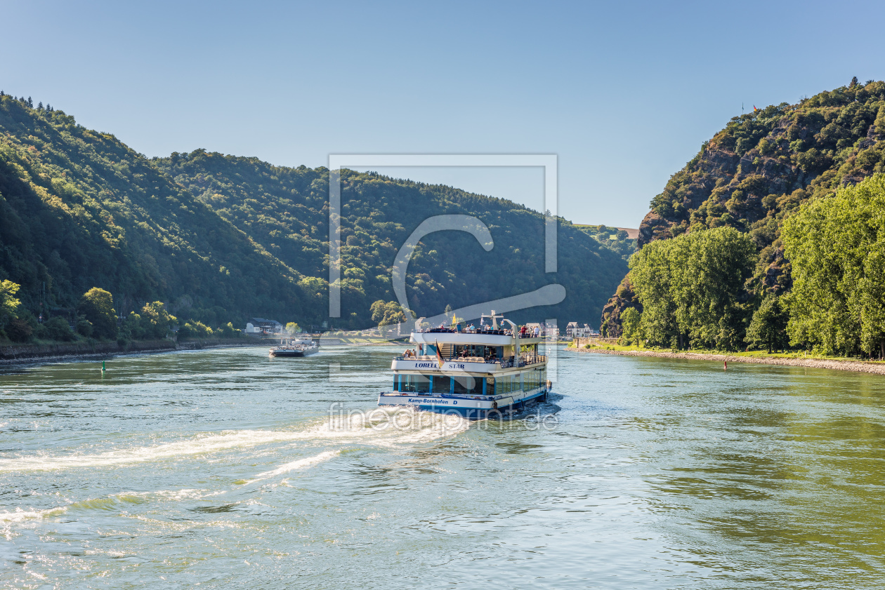 Bild-Nr.: 11819717 Einfahrt zur Loreley 30 erstellt von Erhard Hess