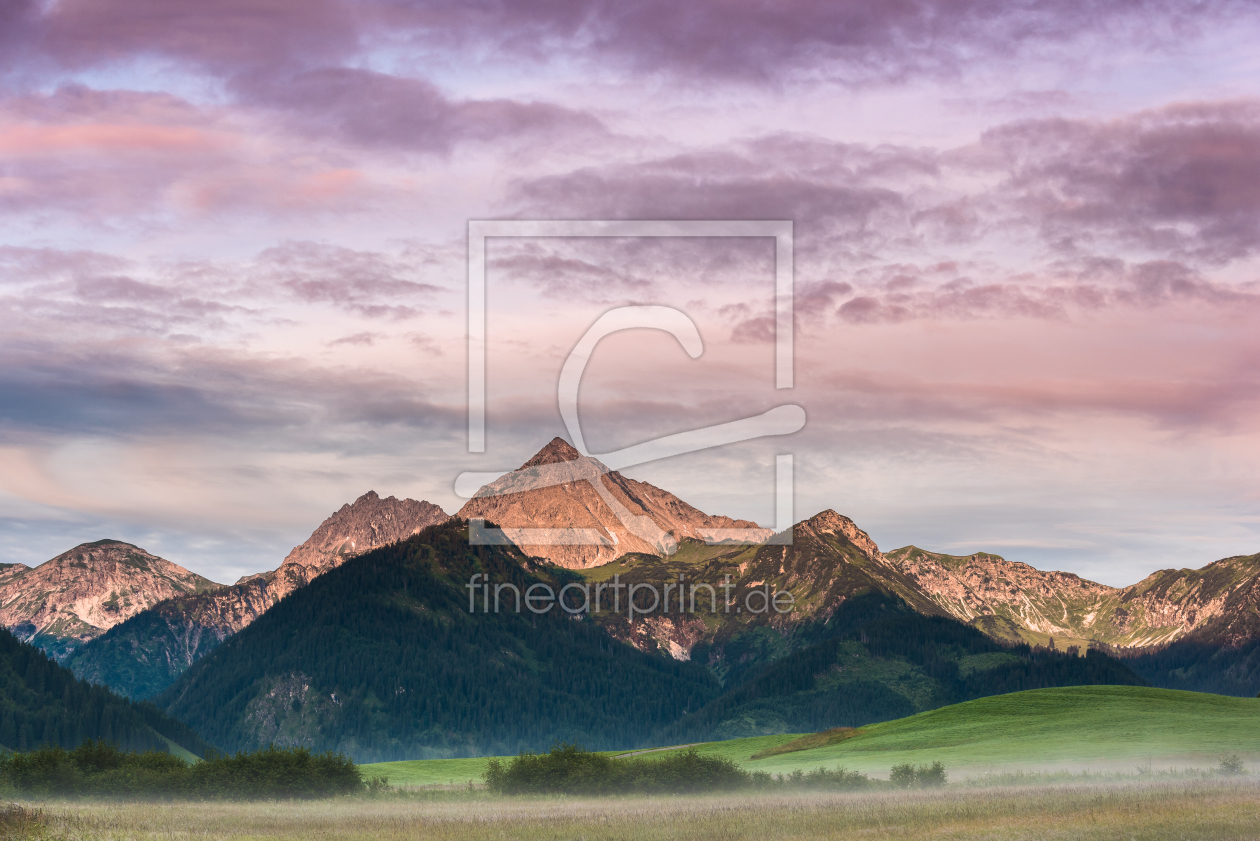 Bild-Nr.: 11820421 Alpengipfel beim Sonnenaufgang erstellt von Byrado