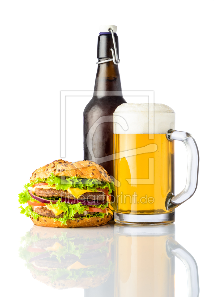 Bild-Nr.: 11820637 Bier und Burger erstellt von xfotostudio