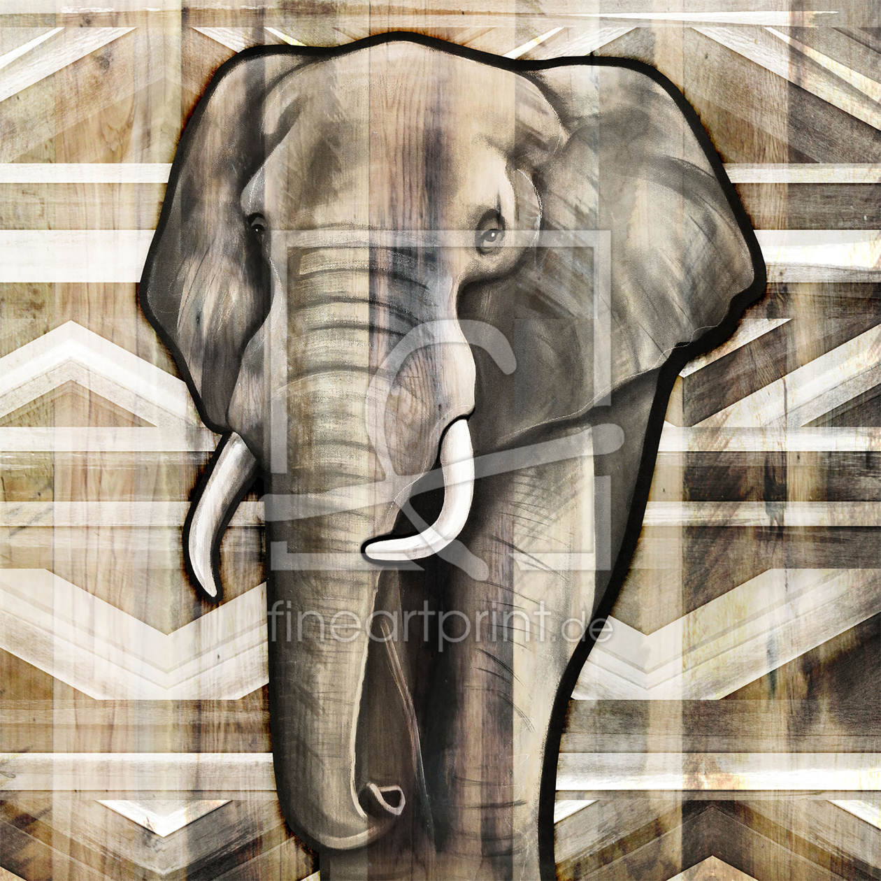 Bild-Nr.: 11820920 Safari Elephant erstellt von CASA-FINE-ARTS