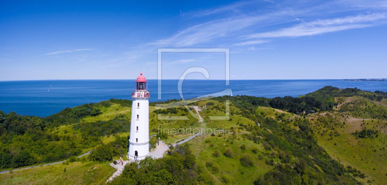 Bild-Nr.: 11823651 Hiddensee Leuchtturm Dornbusch Luftbild Panorama erstellt von artefacti