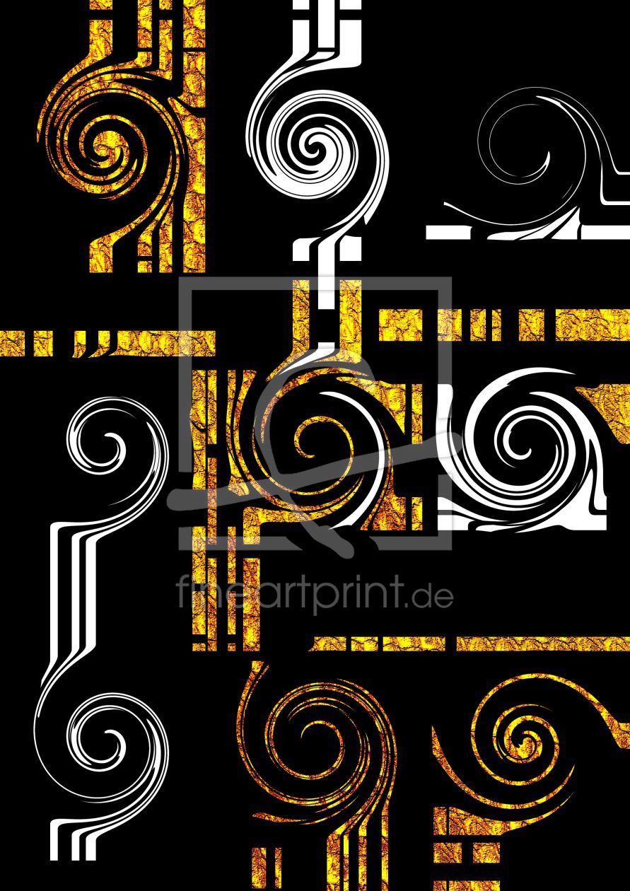 Bild-Nr.: 11826437 Chillout Golden Structure erstellt von Heidemarie Sattler