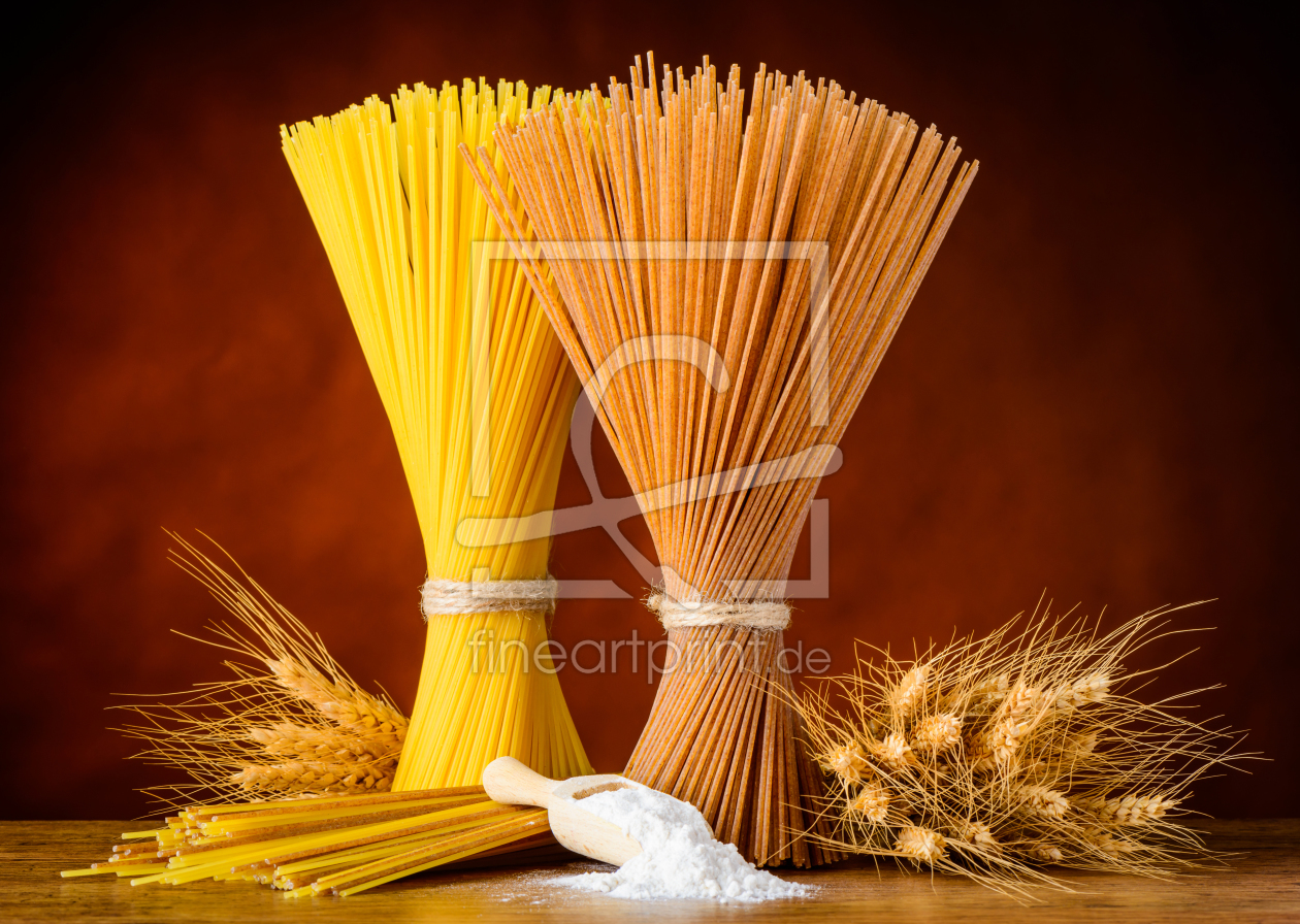 Bild-Nr.: 11830329 Spaghetti mit Weizen und Mehl erstellt von xfotostudio